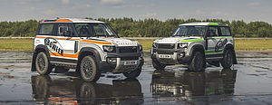 Der Land Rover Defender startet in den Rallyesport: bei der Rennserie Bowler Defender Challenge 2022